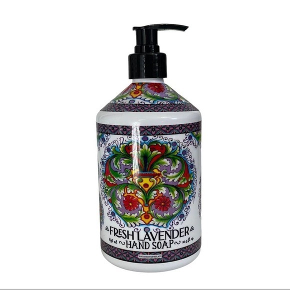 H&B. Co. DeRuta Fresco Fresh Lavender Hand Soap 21.5 oz‎ - Picture 1 of 4